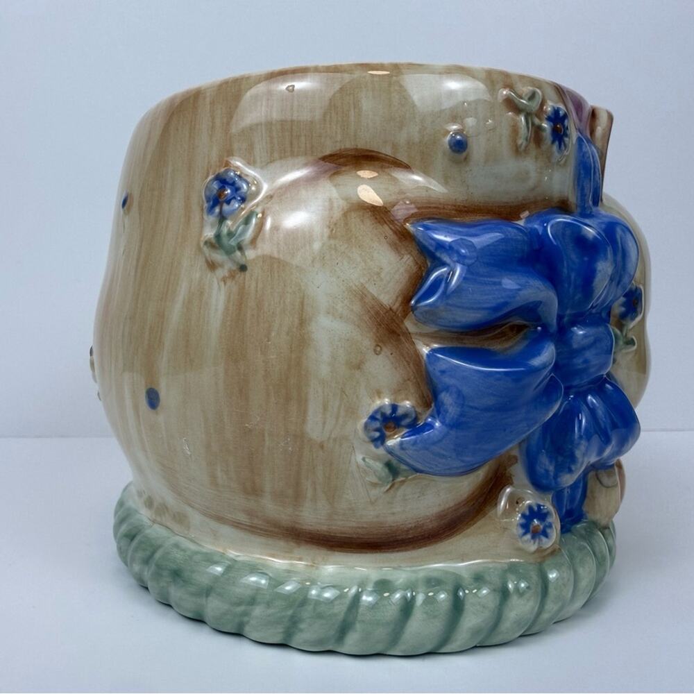 Gibson Ceramic 3D Cat Coffee Tea Mug With Bows And Flowers - Picture 3 of 10